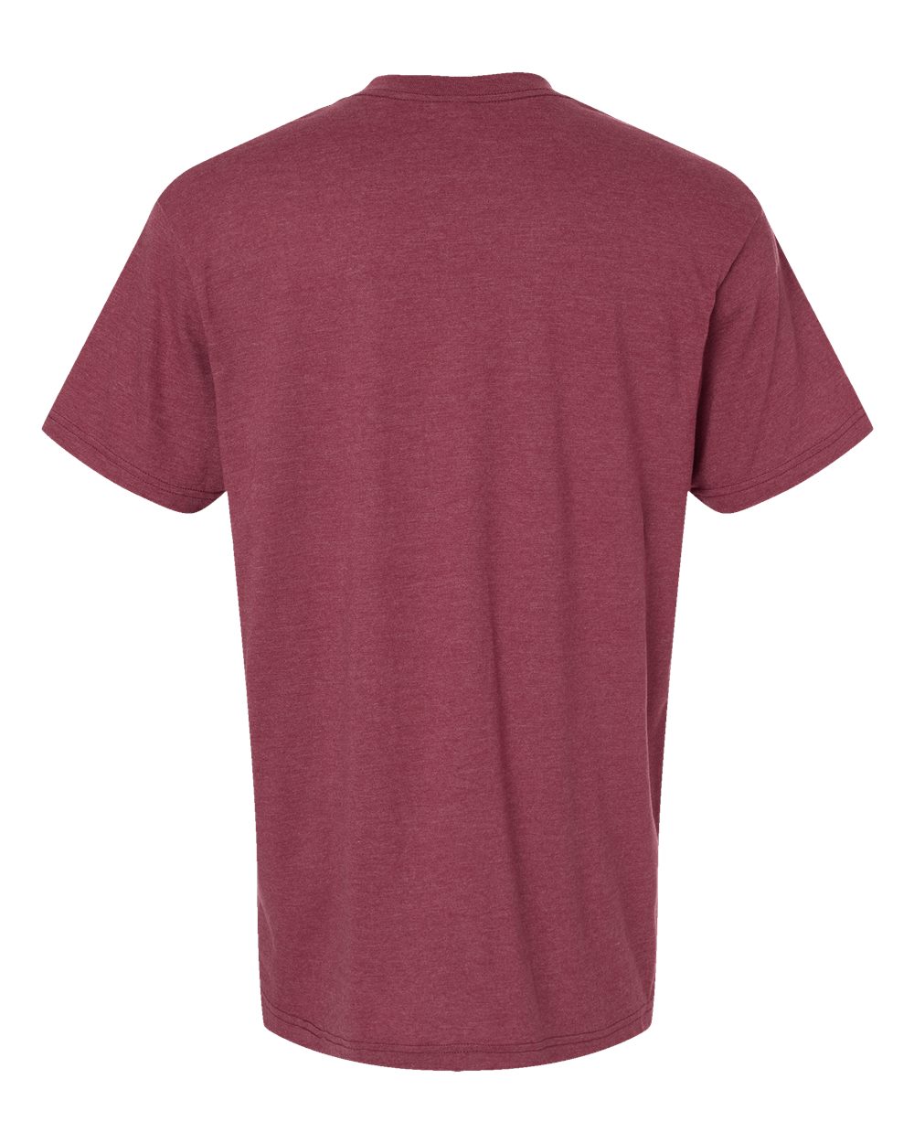 American Apparel 2001CVC Unisex CVC Tee in Heather Cranberry, back