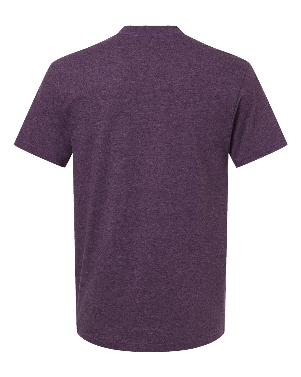 American Apparel 2001CVC Unisex CVC Tee in Heather Eggplant, back