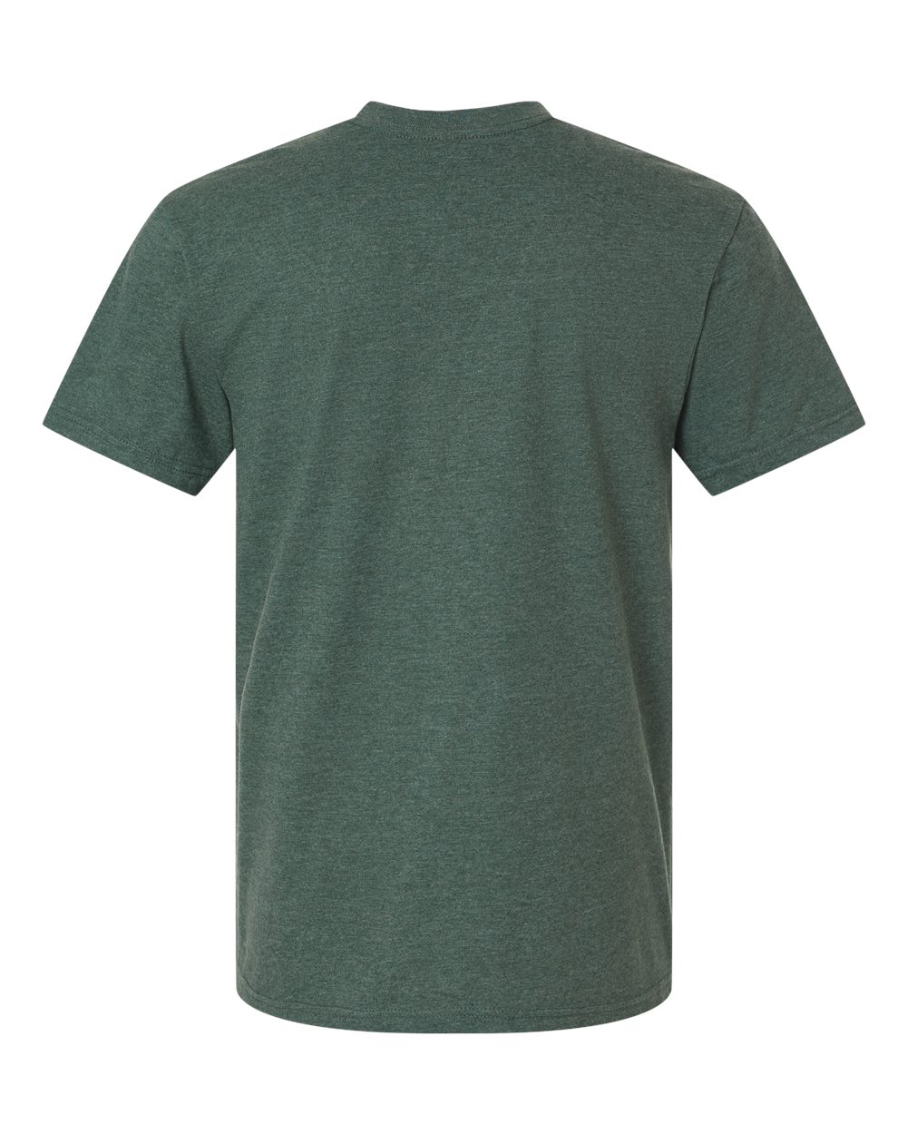 American Apparel 2001CVC Unisex CVC Tee in Heather Forest, back