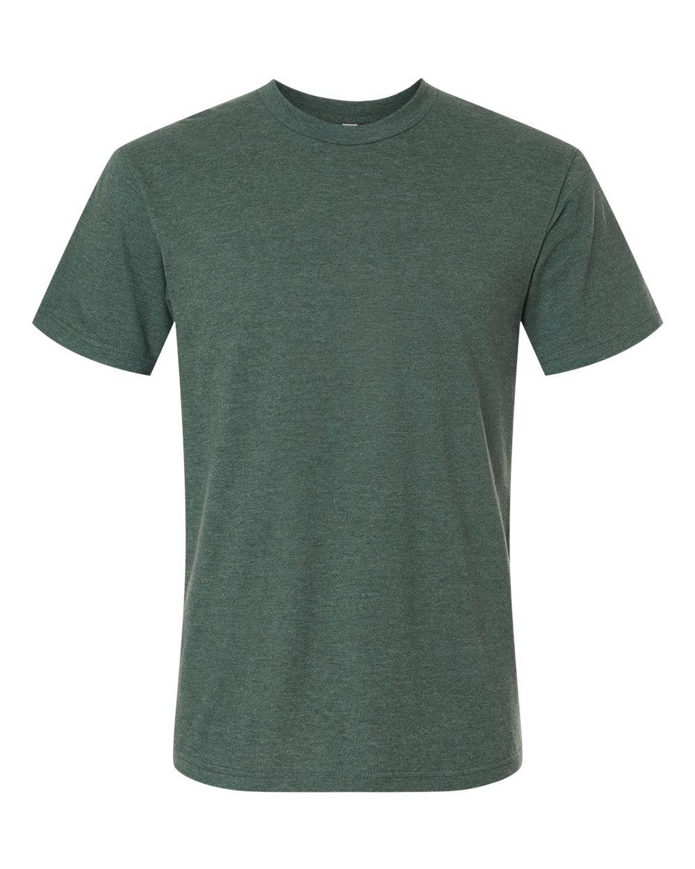 American Apparel 2001CVC Unisex CVC Tee in Heather Forest