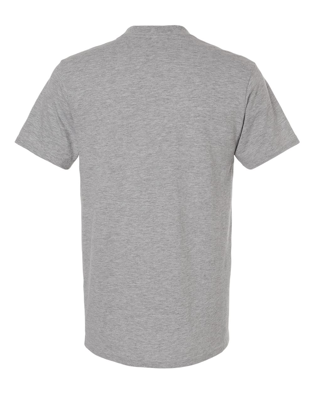American Apparel 2001CVC Unisex CVC Tee in Heather Grey, back