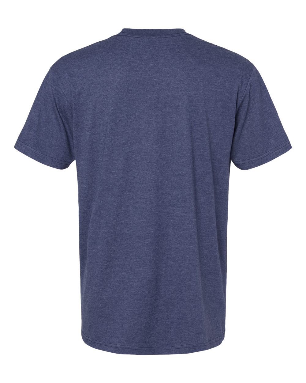 American Apparel 2001CVC Unisex CVC Tee in Heather Indigo, back