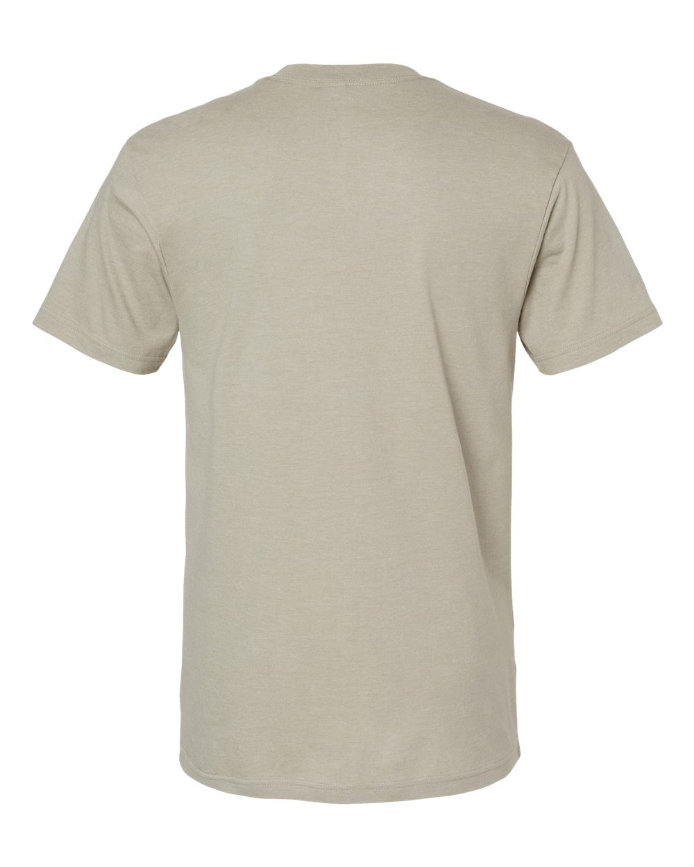American Apparel 2001CVC Unisex CVC Tee in Heather Khaki, back