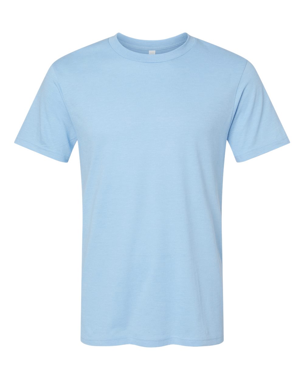 American Apparel 2001CVC Unisex CVC Tee in Heather Light Blue