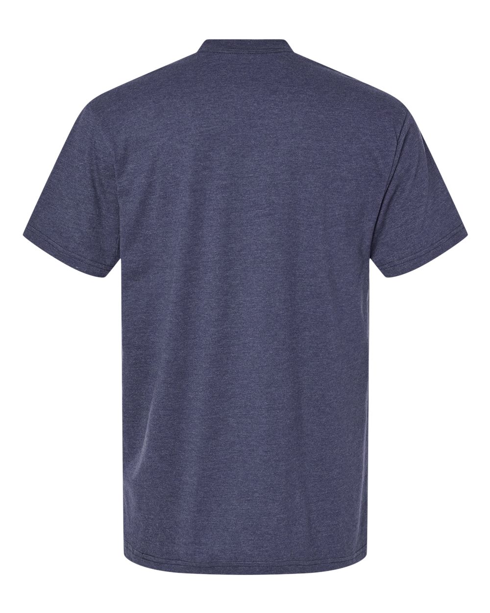 American Apparel 2001CVC Unisex CVC Tee in Heather Navy, back