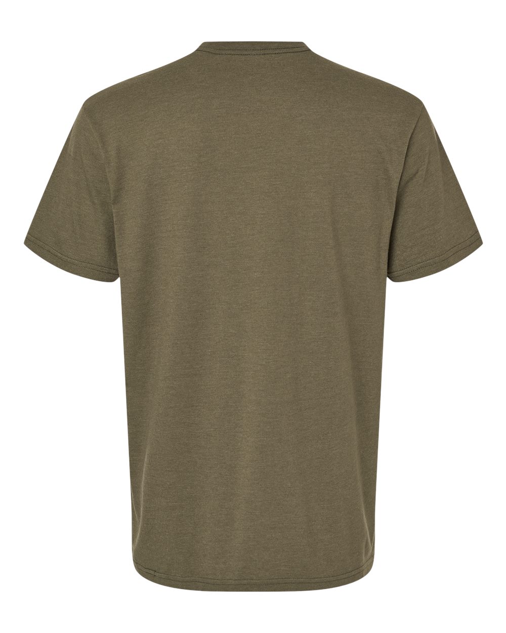 American Apparel 2001CVC Unisex CVC Tee in Heather Olive, back