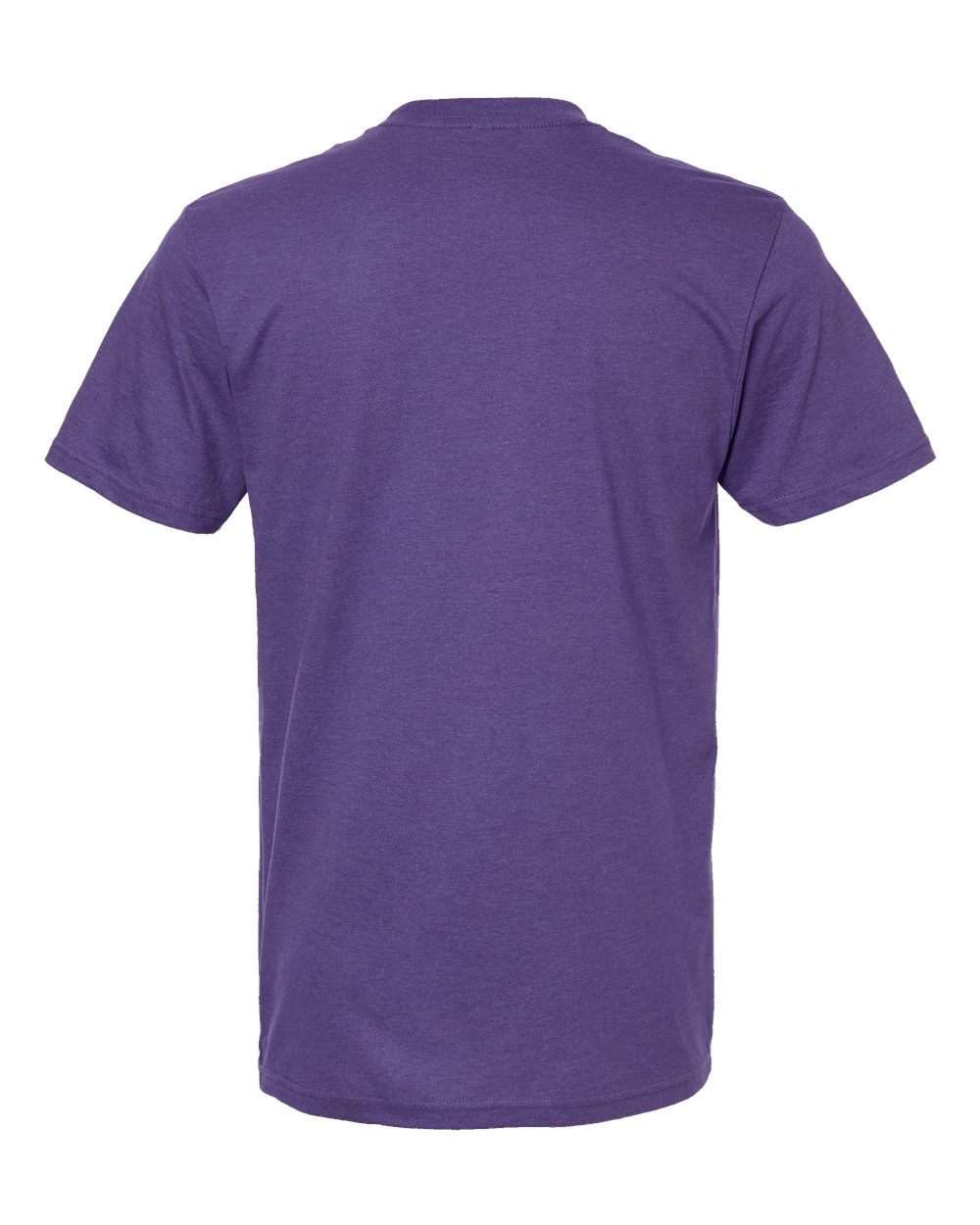 American Apparel 2001CVC Unisex CVC Tee in Heather Purple, back