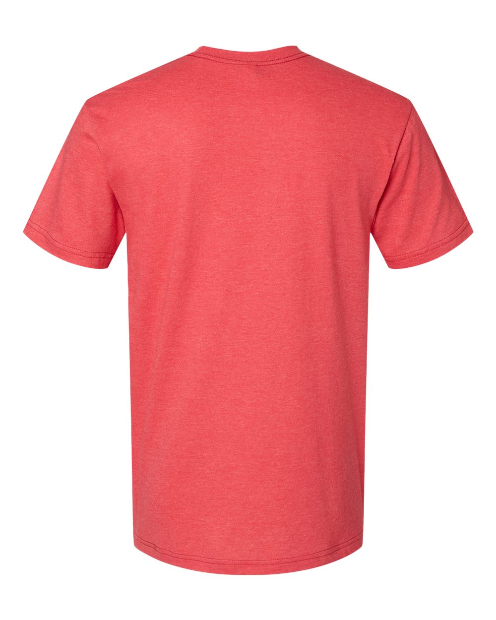 American Apparel 2001CVC Unisex CVC Tee in Heather Red, back
