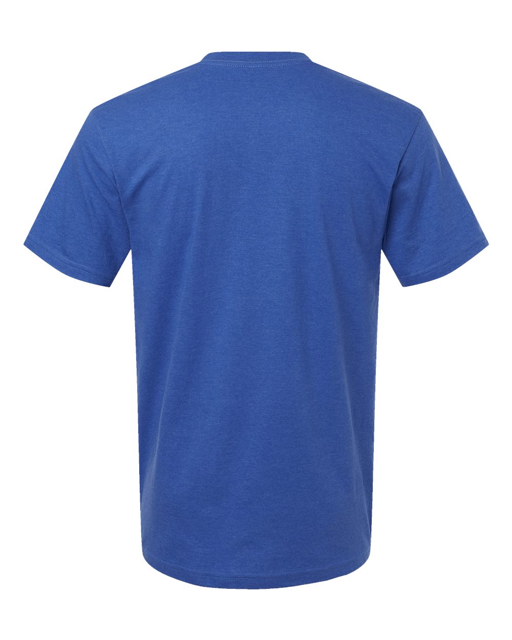 American Apparel 2001CVC Unisex CVC Tee in Heather Royal Blue, back