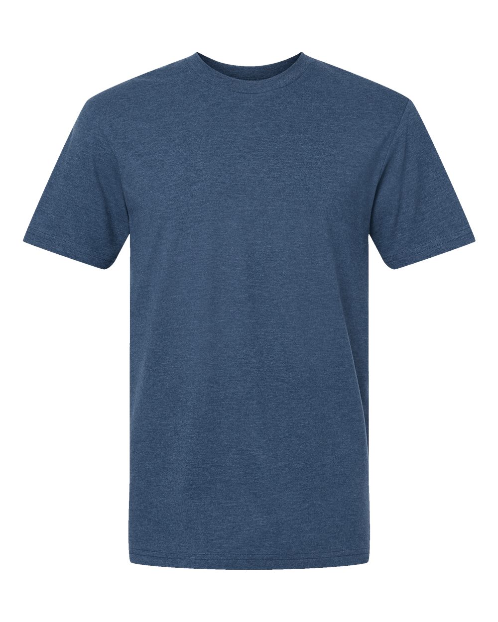 American Apparel 2001CVC Unisex CVC Tee in Heather Sea Blue