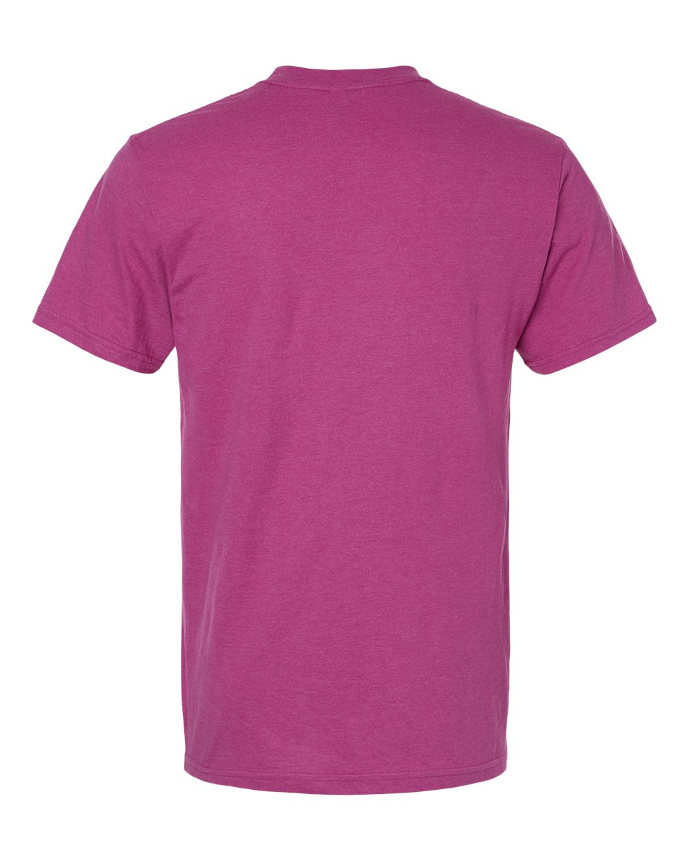 American Apparel 2001CVC Unisex CVC Tee in Heather Super Pink, back