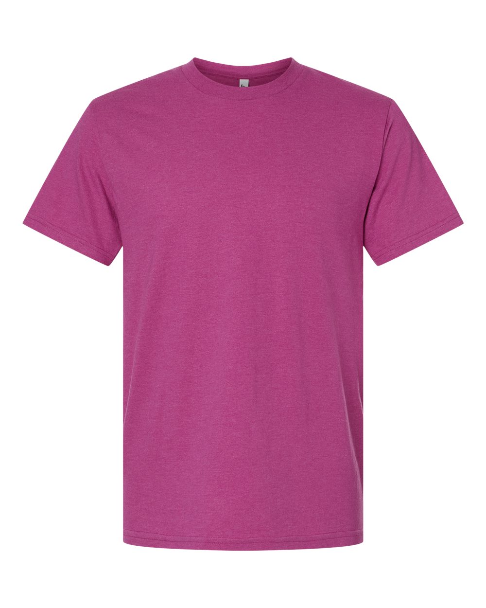 American Apparel 2001CVC Unisex CVC Tee in Heather Super Pink