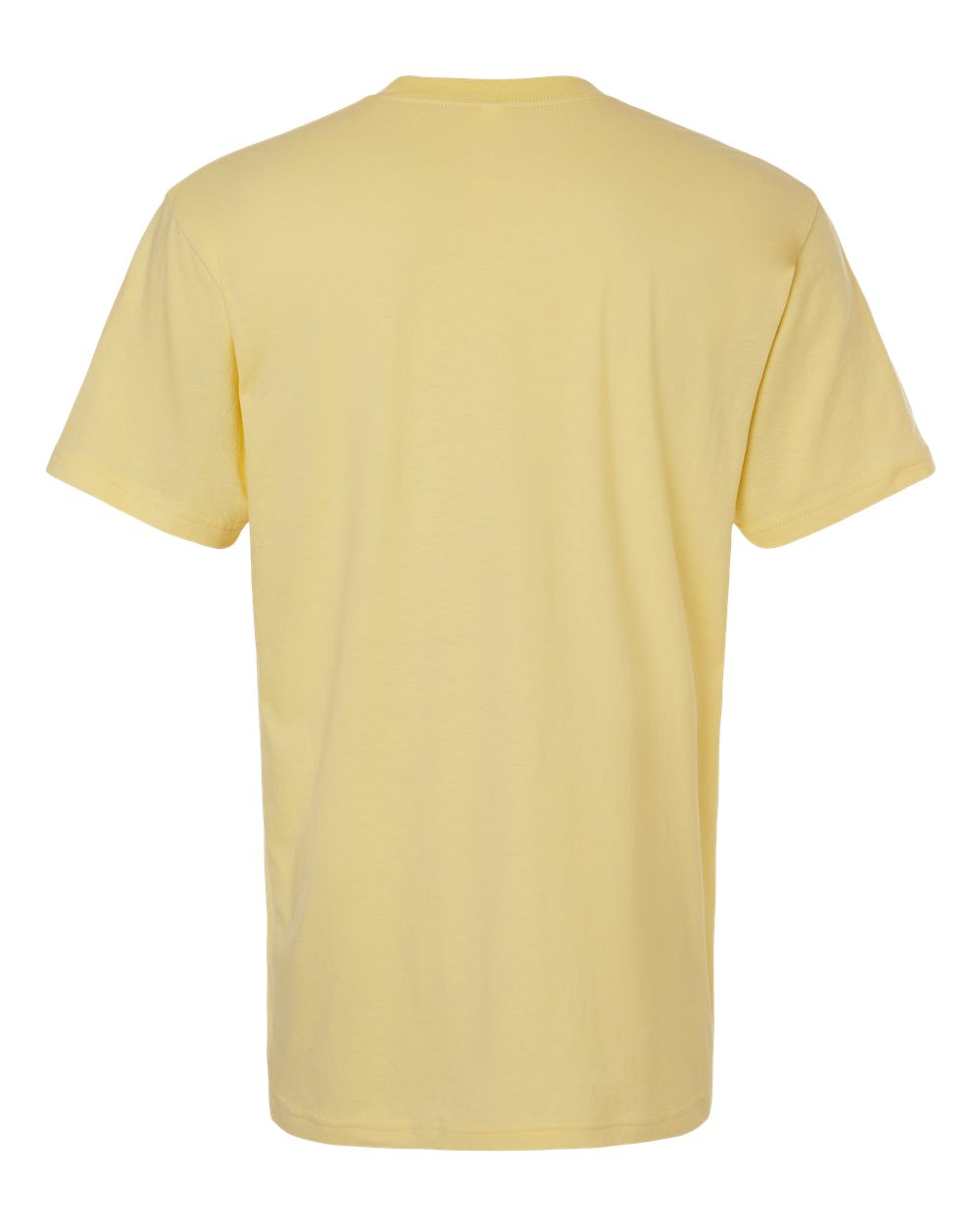 American Apparel 2001CVC Unisex CVC Tee in Heather Yellow, back
