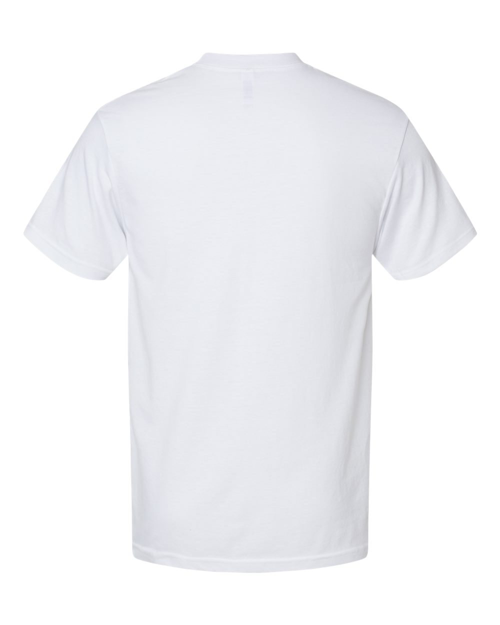 American Apparel 2001CVC Unisex CVC Tee in White, back