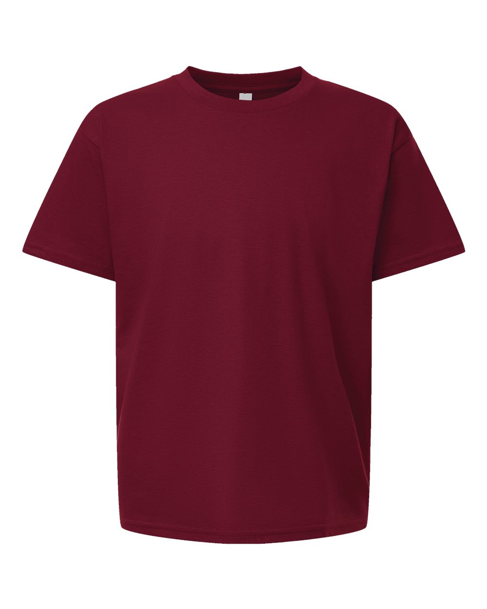American Apparel 2001Y Youth Fine Jersey Tee in Cranberry