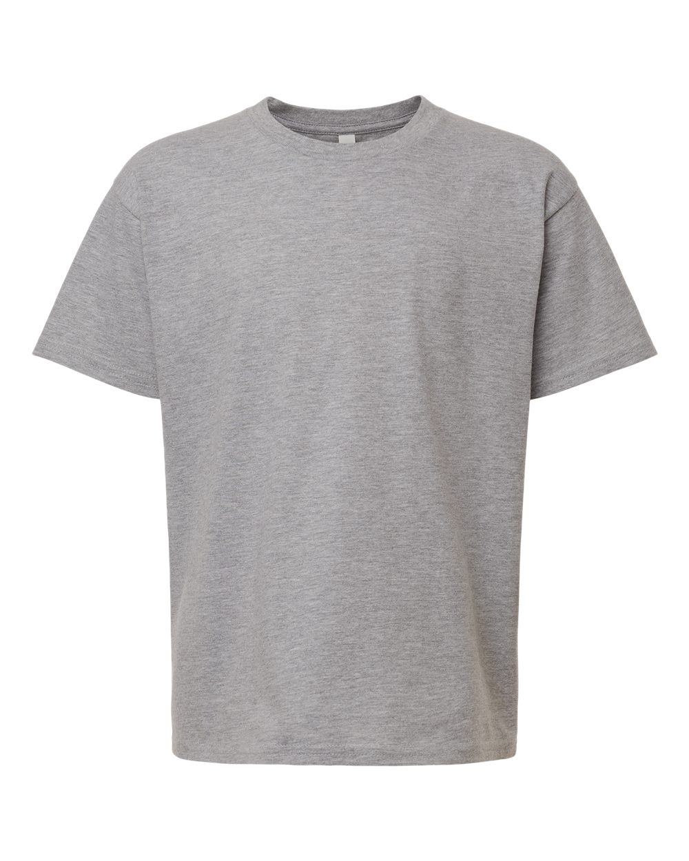 American Apparel 2001Y Youth Fine Jersey Tee in Heather Grey