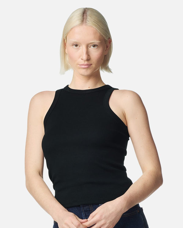 American Apparel BR2101 Women's Baby Rib Fitted Tank