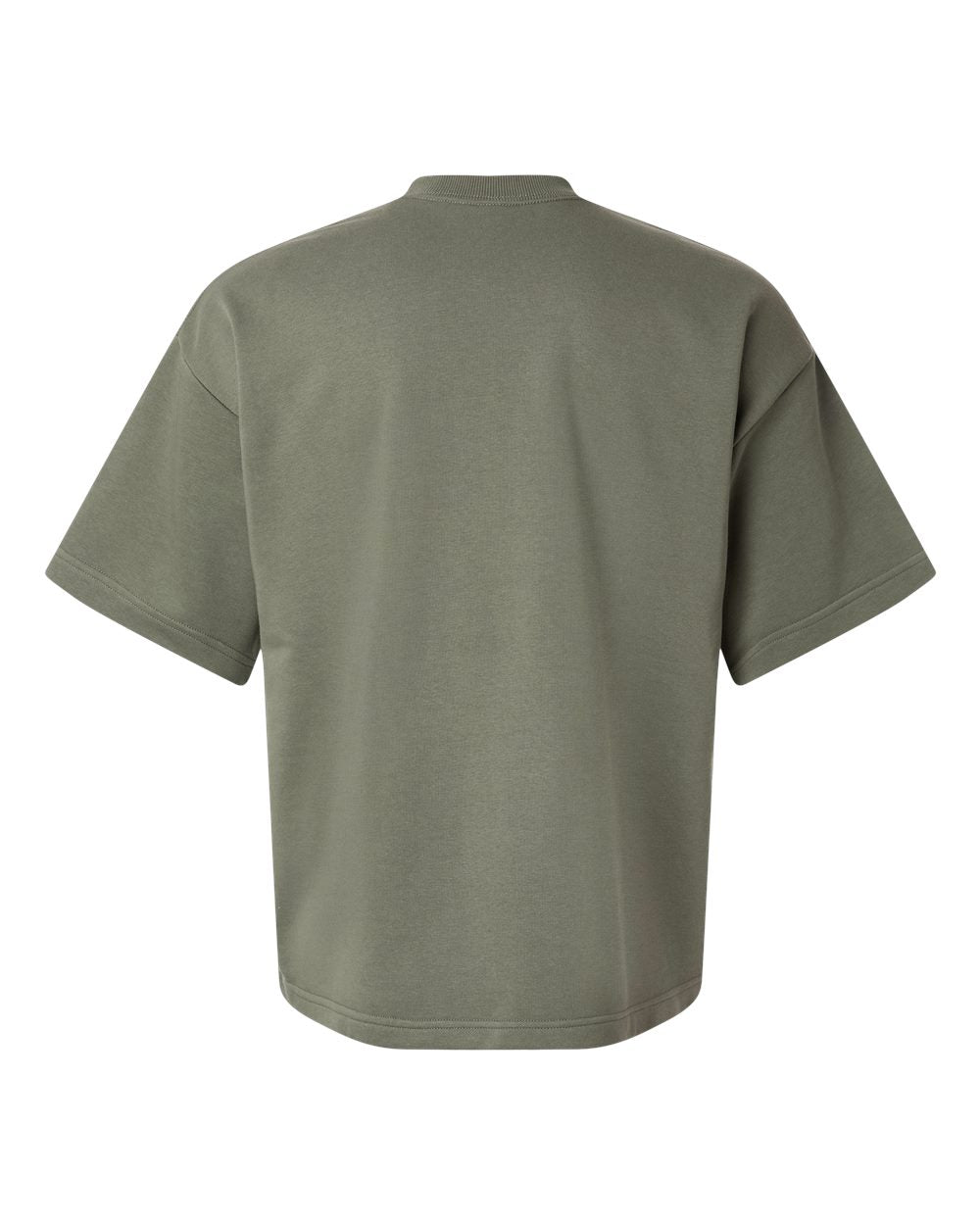 American Apparel FTEX00 Unisex French Terry Oversized Boxy Top in Lieutenant, back