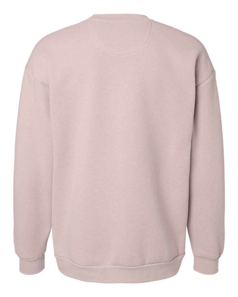 American Apparel RF496 Unisex ReFlex Fleece Crewneck Sweatshirt in Blush, back
