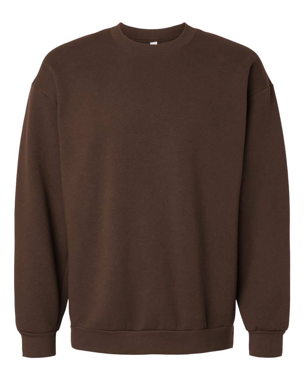 American Apparel RF496 Unisex ReFlex Fleece Crewneck Sweatshirt in Brown