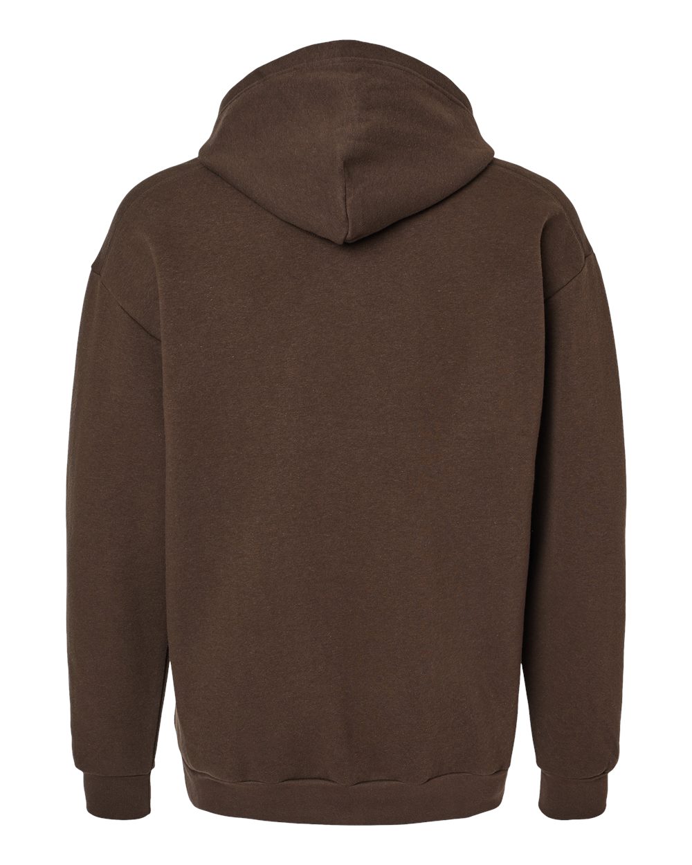 American Apparel RF498 Unisex ReFlex Fleece Hoodie Sweatshirt in Brown, back