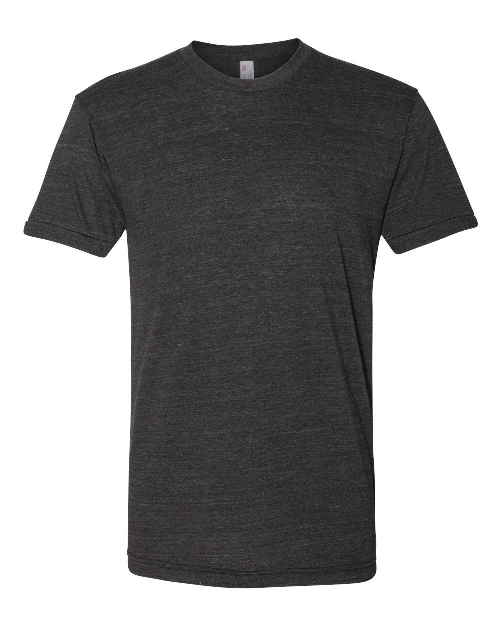 American Apparel TR401USA Unisex USA-Made Triblend Track Tee in Tri-Black