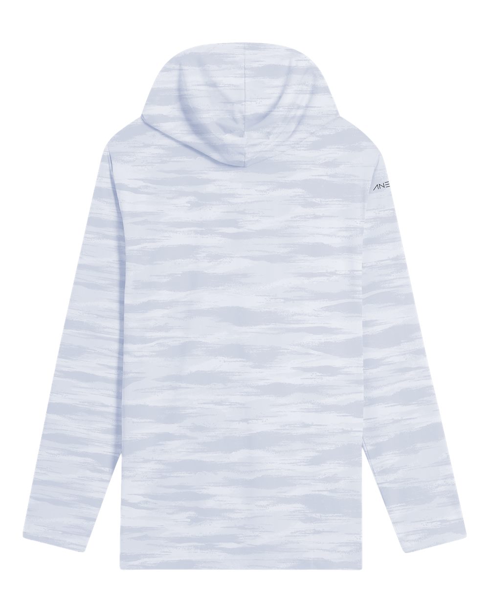 ANETIK MVLPRH6 Men's Low Pro Tech Camo Hooded Long Sleeve T-Shirt in Ice Camo, back
