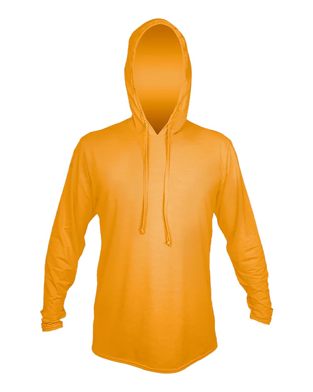 ANETIK MVLPRH8 Men's Low Pro Tech Hooded Long Sleeve T-Shirt in Phoenix Heathered