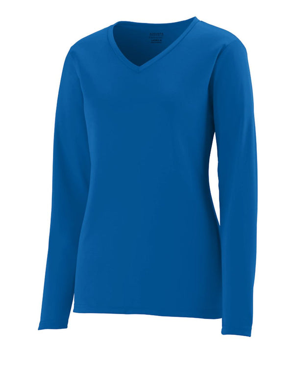 Augusta Sportswear 1788 Women's Nexgen Performance Long Sleeve V-Neck T-Shirt