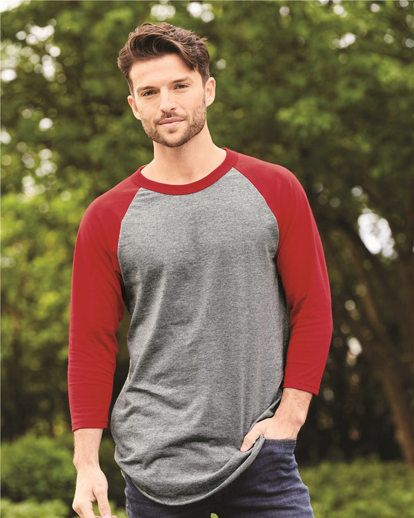 Augusta Sportswear 4420 Unisex Three-Quarter Raglan Sleeve Baseball Jersey T-Shirt