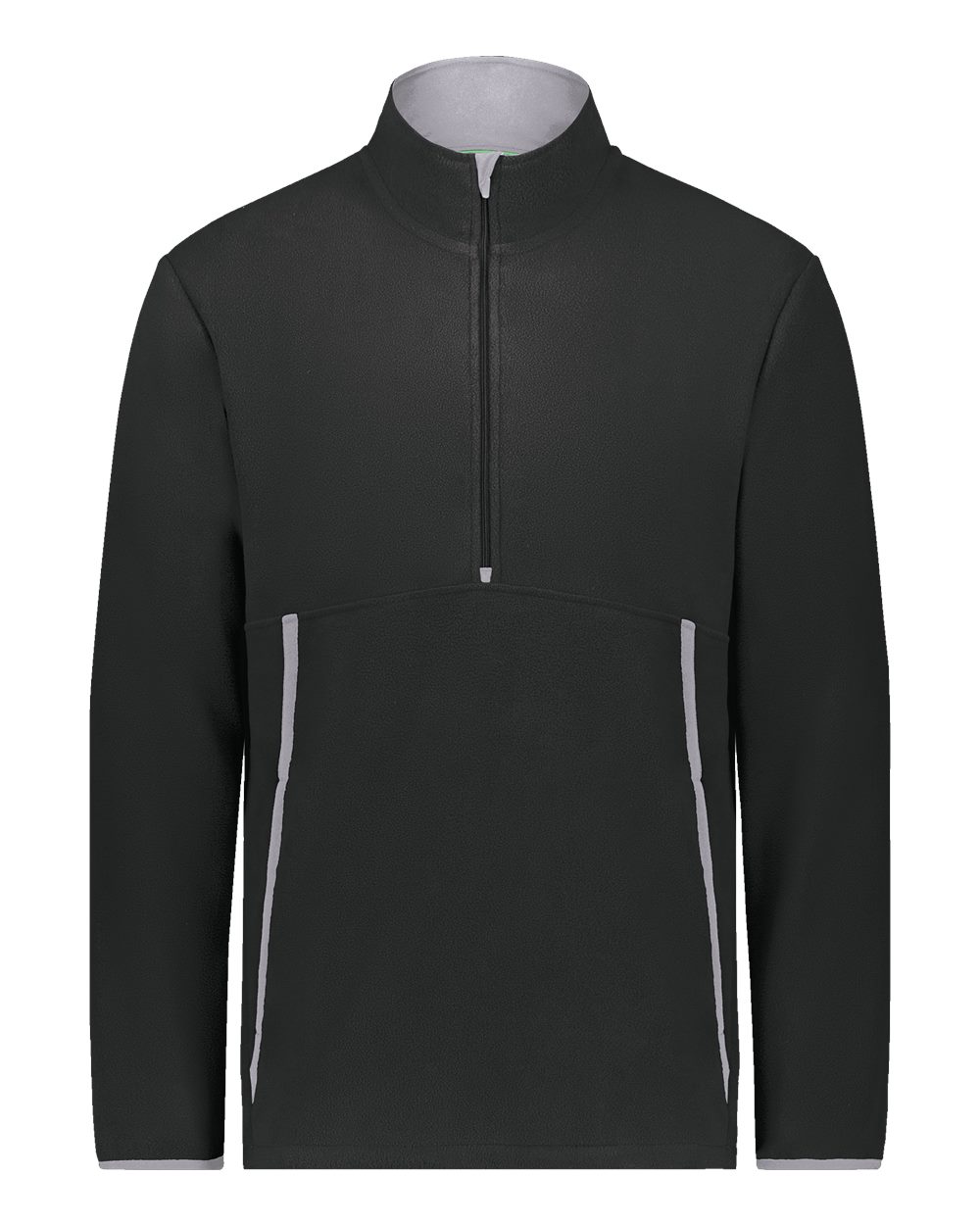 Augusta Sportswear 6856 Youth Eco Revive™ Polar Fleece Quarter-Zip Pullover in Black