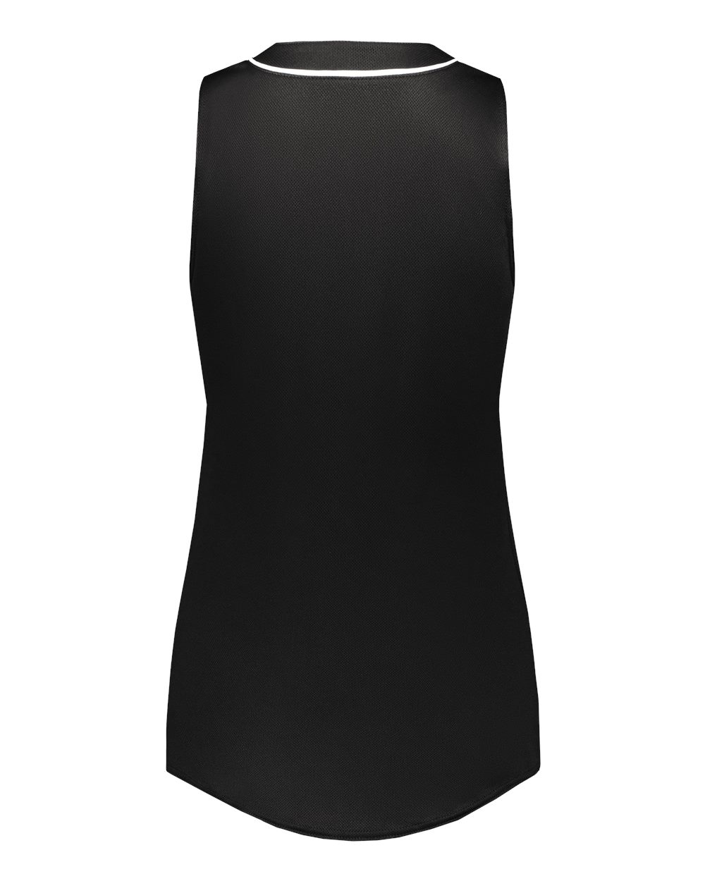 Augusta Sportswear 6914 Girls' Cutter Jersey in Black/ White, back