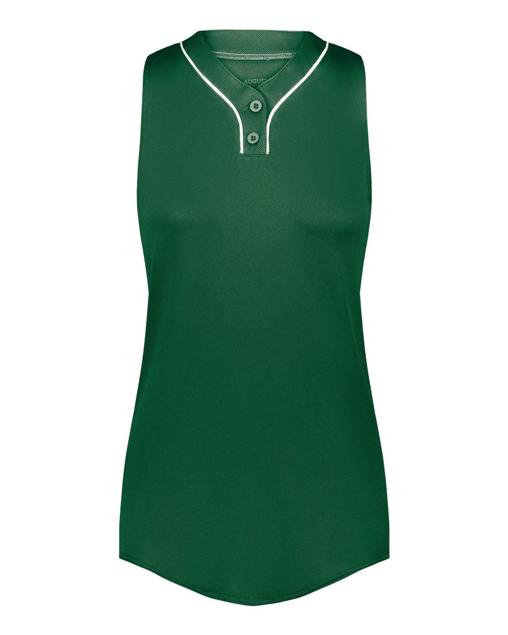 Augusta Sportswear 6914 Girls' Cutter Jersey in Dark Green/ White