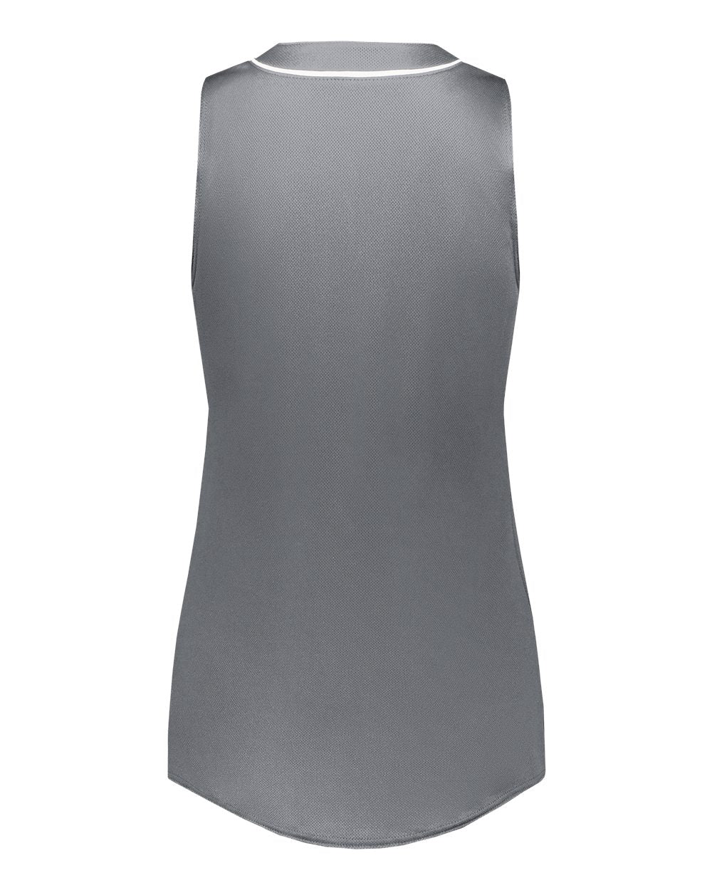 Augusta Sportswear 6914 Girls' Cutter Jersey in Graphite/ White, back