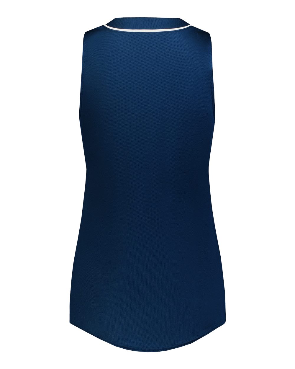 Augusta Sportswear 6914 Girls' Cutter Jersey in Navy/ White, back
