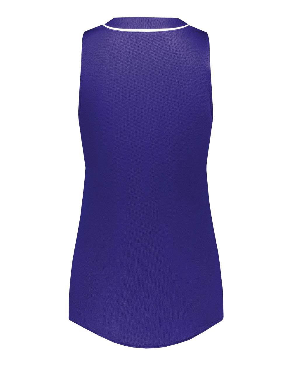 Augusta Sportswear 6914 Girls' Cutter Jersey in Purple/ White, back