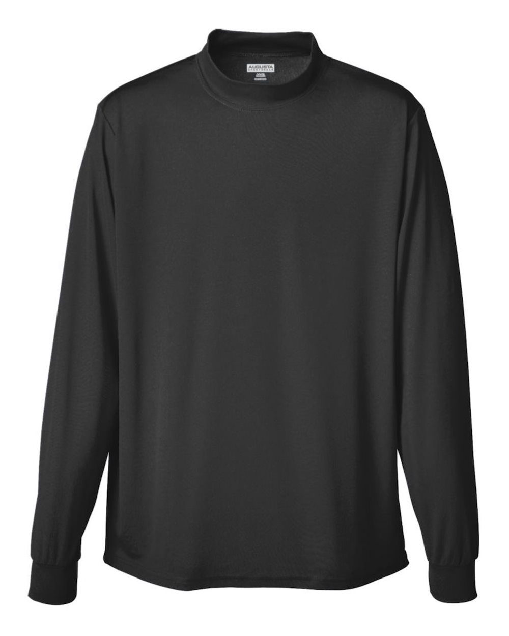 Augusta Sportswear 797 Unisex Wicking Mock Turtleneck in Black