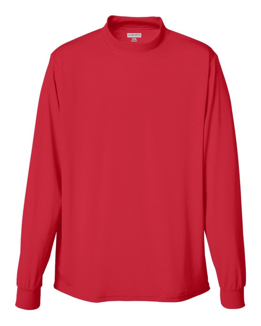 Augusta Sportswear 797 Unisex Wicking Mock Turtleneck in Red