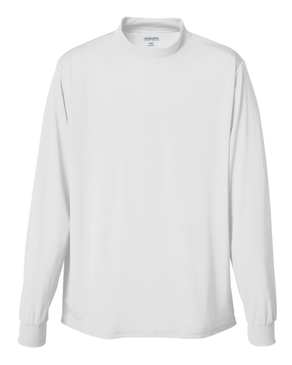Augusta Sportswear 797 Unisex Wicking Mock Turtleneck in White