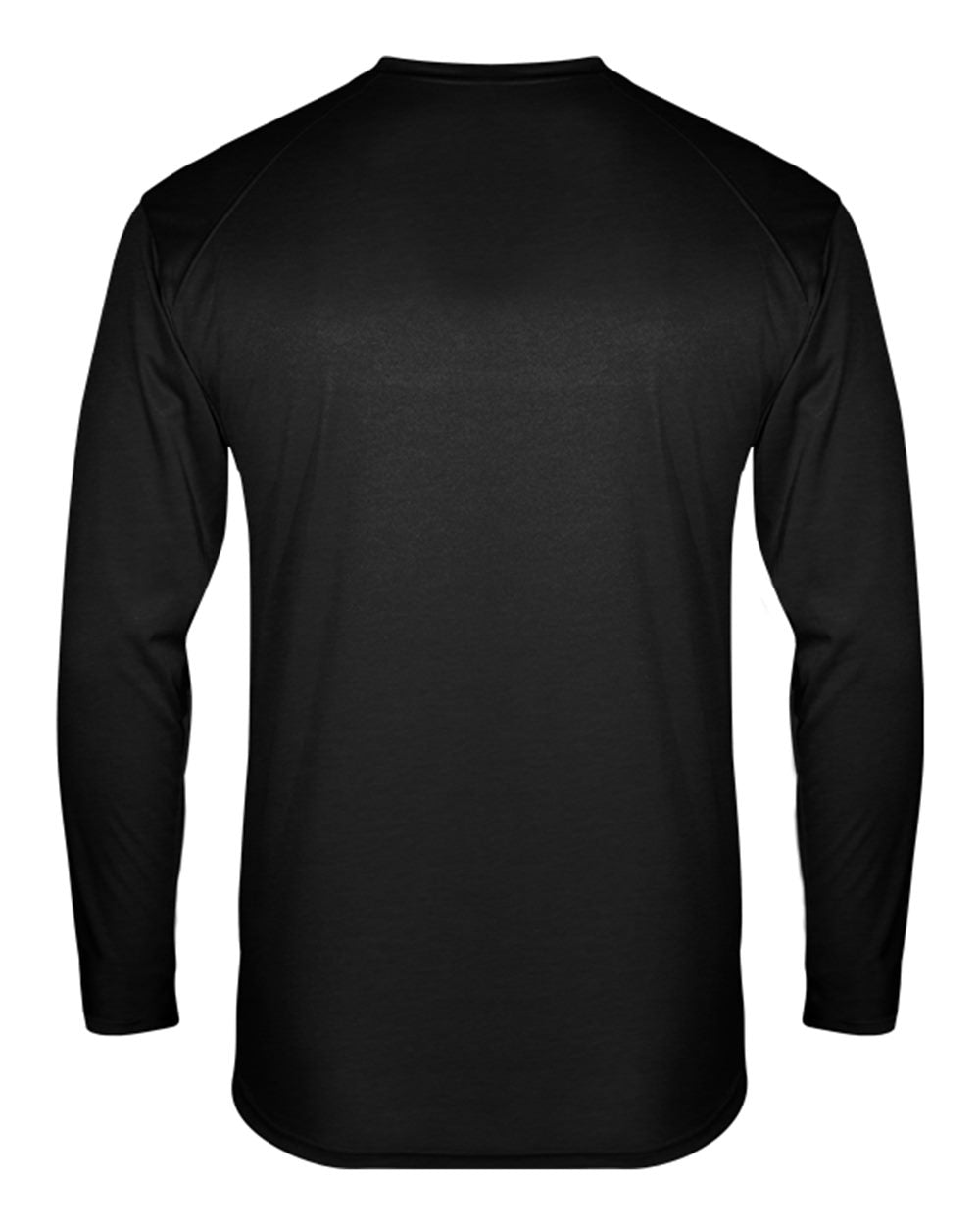 Badger 1001 Men's FitFlex Performance Long Sleeve T-Shirt in Black, back