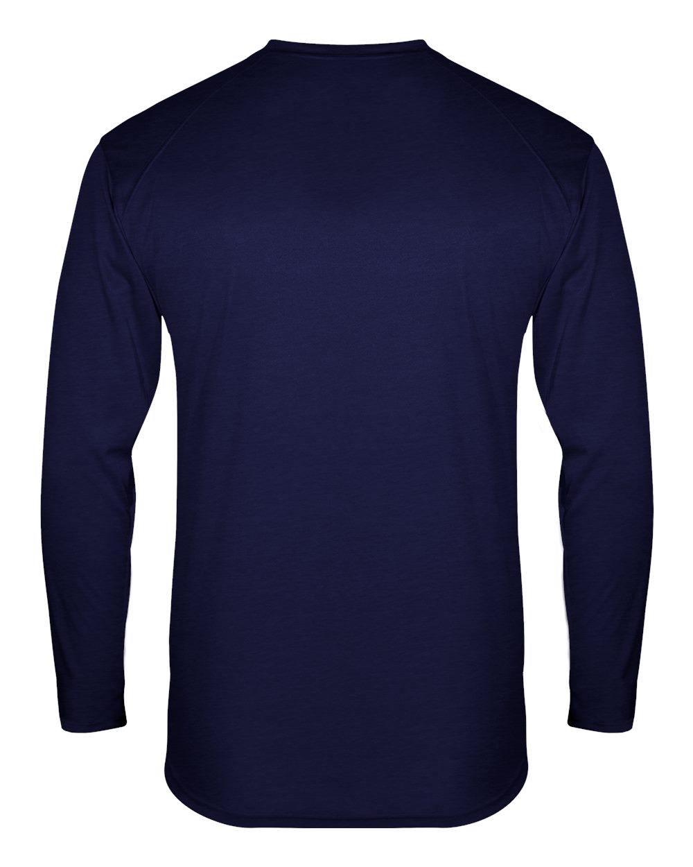 Badger 1001 Men's FitFlex Performance Long Sleeve T-Shirt in Navy, back