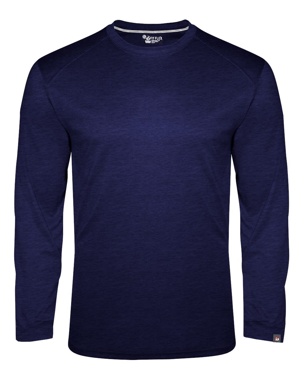 Badger 1001 Men's FitFlex Performance Long Sleeve T-Shirt in Navy