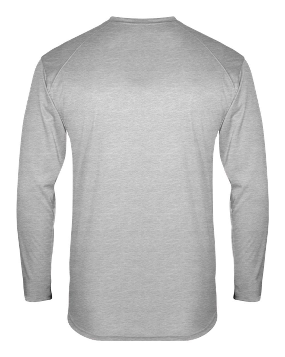 Badger 1001 Men's FitFlex Performance Long Sleeve T-Shirt in Oxford, back