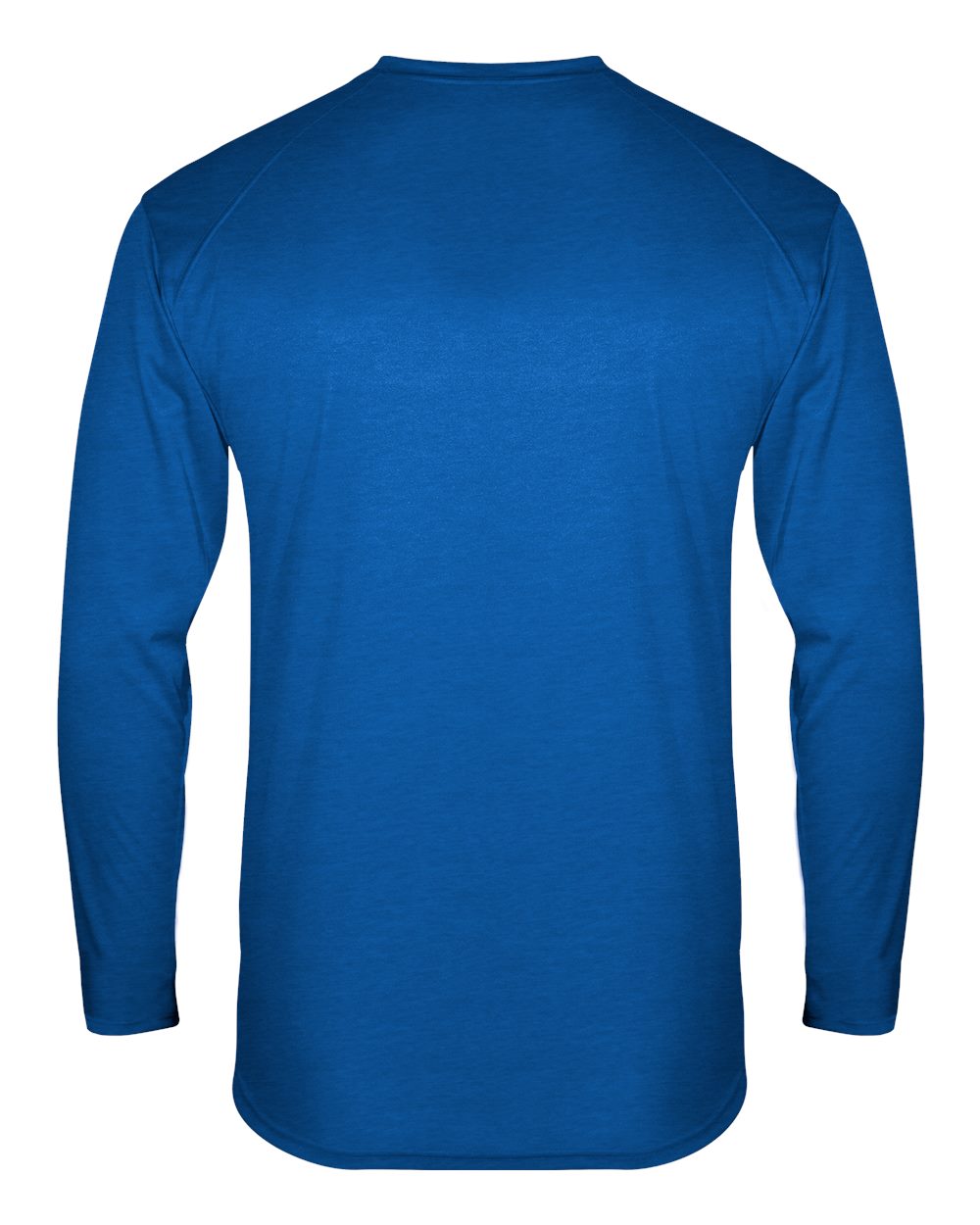 Badger 1001 Men's FitFlex Performance Long Sleeve T-Shirt in Royal, back