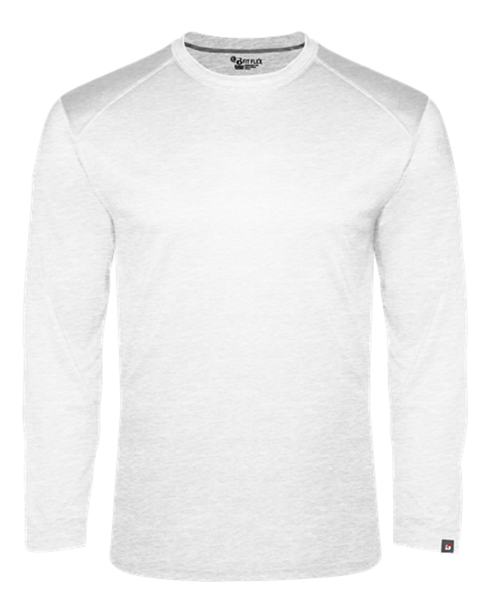Badger 1001 Men's FitFlex Performance Long Sleeve T-Shirt in White