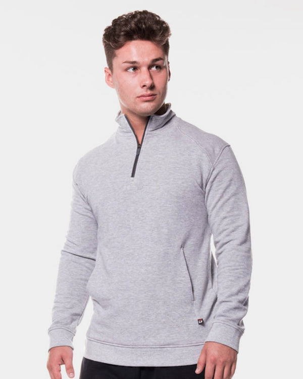 Badger 1060 Men's FitFlex French Terry Quarter-Zip Pullover