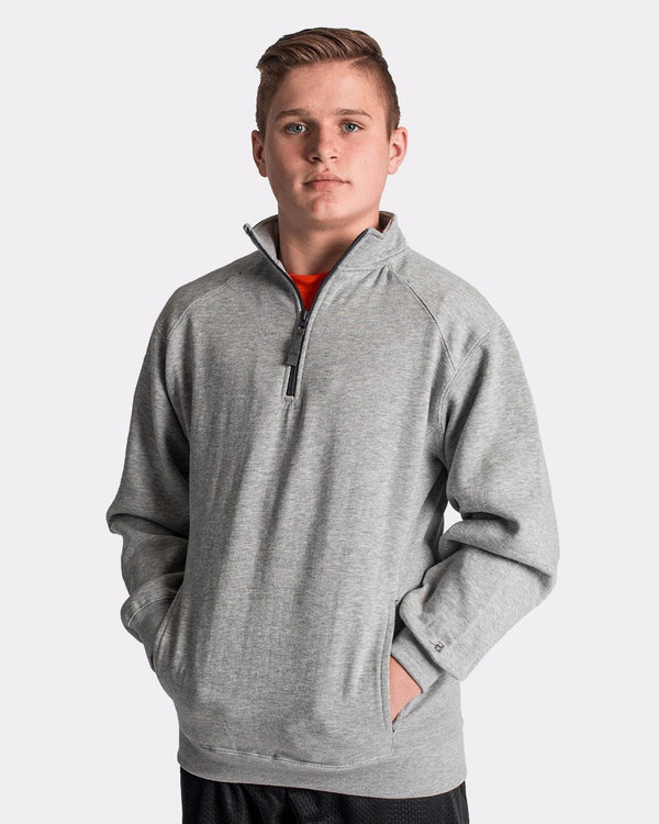 Badger 1286 Men's Quarter-Zip Sweatshirt