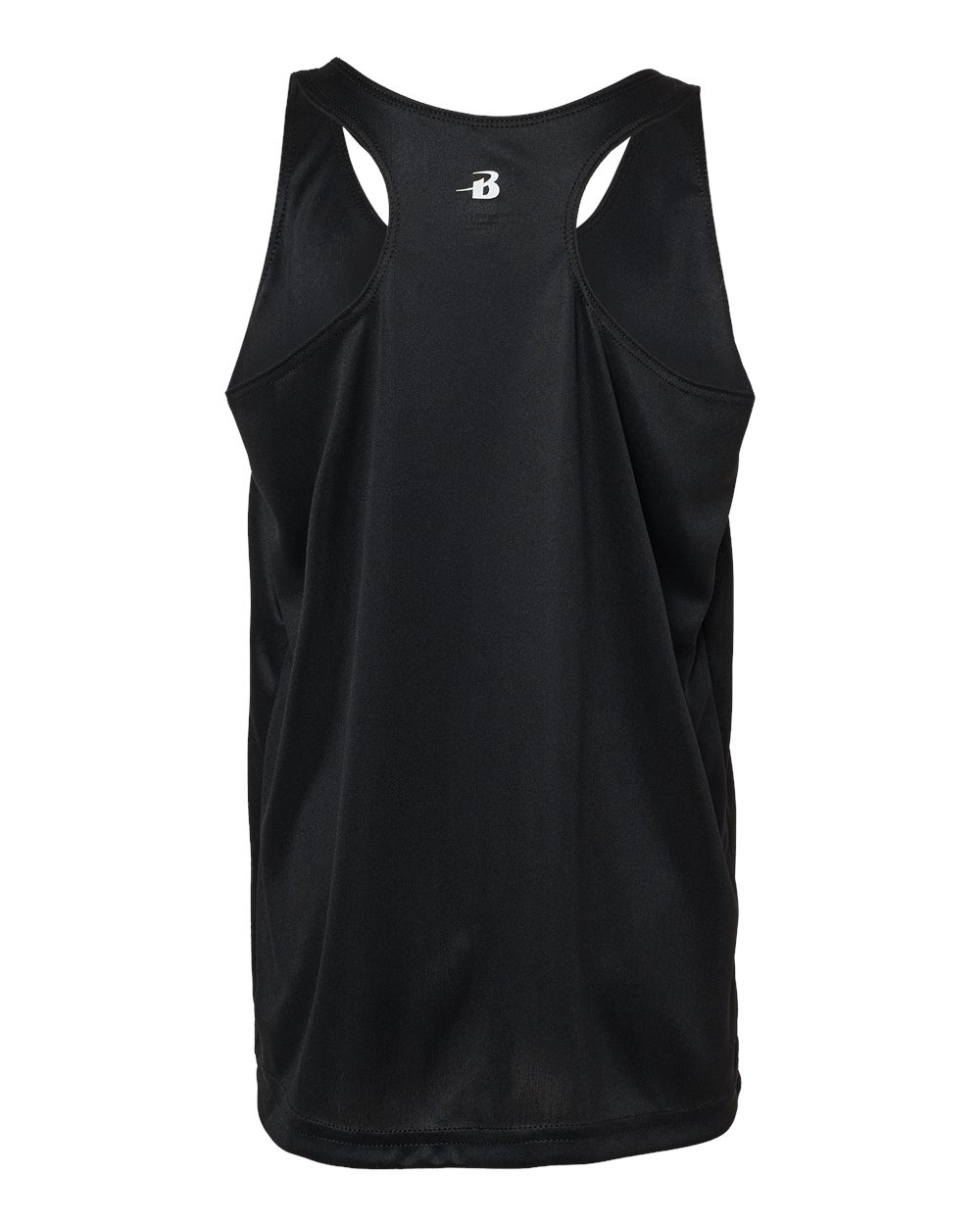 Badger 2166 Girls’ B-Core Racerback Tank Top in Black, back