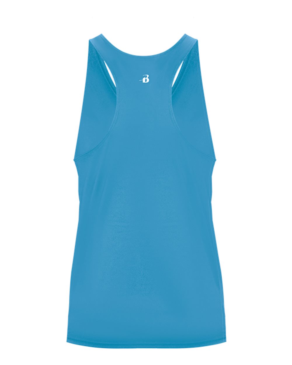 Badger 2166 Girls’ B-Core Racerback Tank Top in Electric Blue, back
