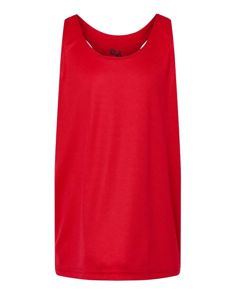 Badger 2166 Girls’ B-Core Racerback Tank Top in Red